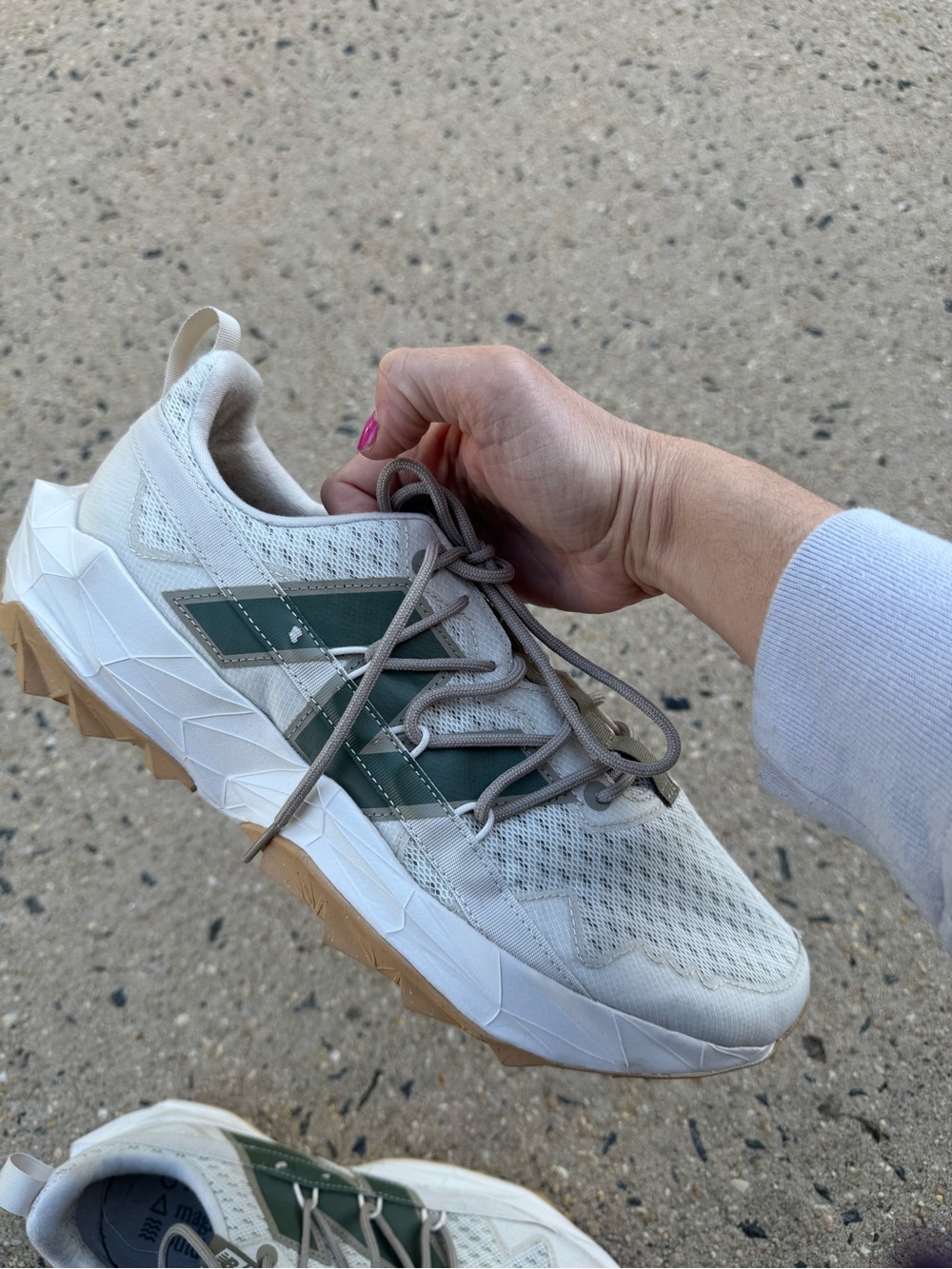 New Balance Tektrel 2E Wide 'Stoneware Linen Dark Stoneware'